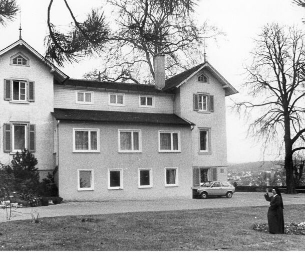 Das Kinderheim in Hoheneck in einer historischen Aufnahme.