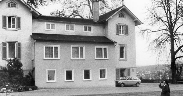 Das Kinderheim in Hoheneck in einer historischen Aufnahme.