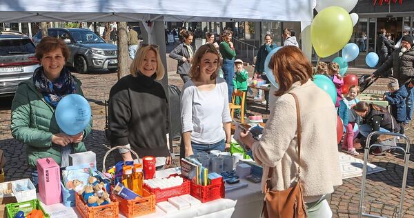 Die junge Initiative informierte am Stand über Autismus und Hilfsangebote.