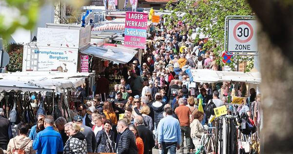 Mehr als 20.000 Besucher sind zum Ostermarkt gekommen.