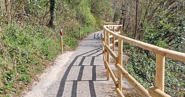 Cyclists can once again travel freely on the Remstalweg trail.