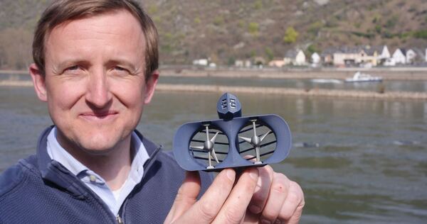 Energyfish Schwarmkraftwerk im Rhein