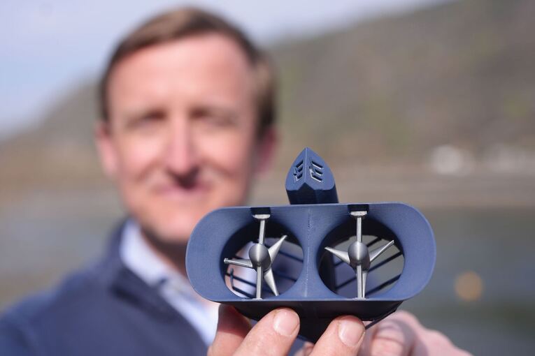 Energyfish Schwarmkraftwerk im Rhein