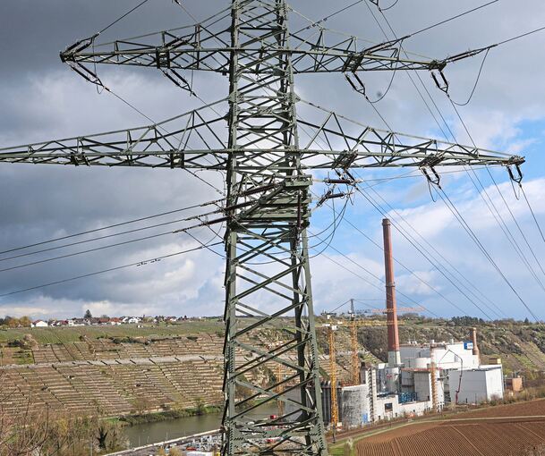 Strommasten, Zugstrecke, Klärschlammverbrennung: Im Neckartal bei Walheim ballt sich die Infrastruktur.