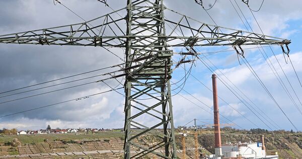 Strommasten, Zugstrecke, Klärschlammverbrennung: Im Neckartal bei Walheim ballt sich die Infrastruktur.