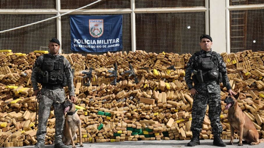 Rekordfund in Rio: Fast 50 Tonnen Marihuana