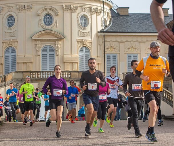 Solitudelauf in Gerlingen: Sport vor historischer Kulisse.