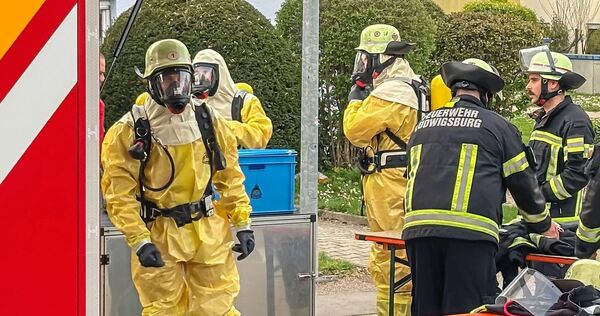 Großeinsatz in Vaihingen an Ostersonntag: Fast 140 Einsatzkräfte rückten wegen eines vermeintlichen Strahlengifts aus.