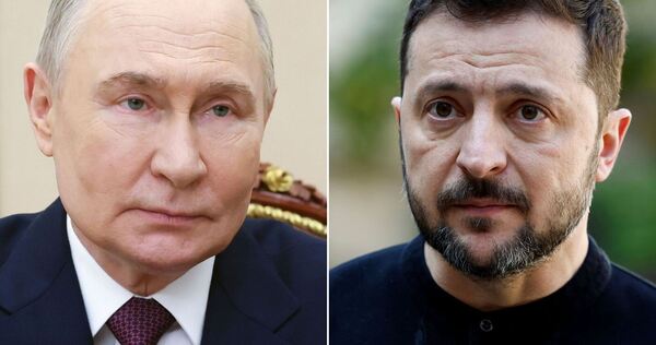 Wladimir Putin und Wolodymyr Selenskyj