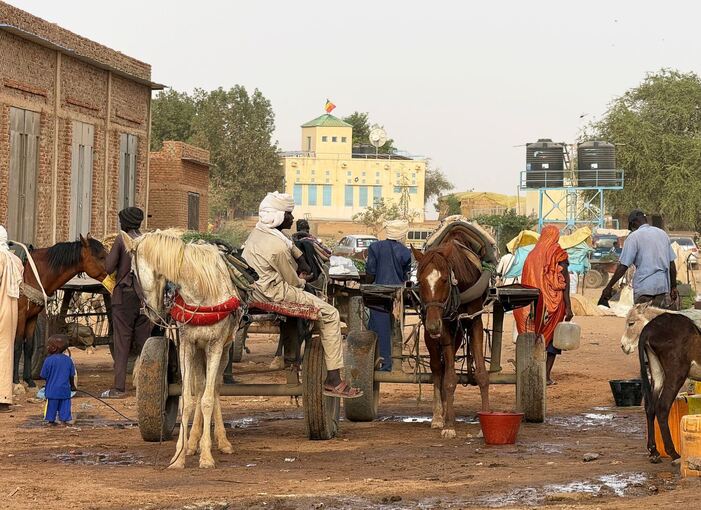 Tschadische Grenzstadt Adré