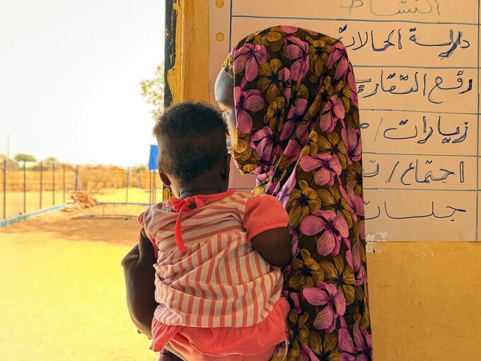 Flüchtlinge aus Darfur im Tschad