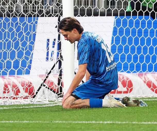 Vom Ex-Club geschlagen: Freibergs Angreifer Minos Gouras.