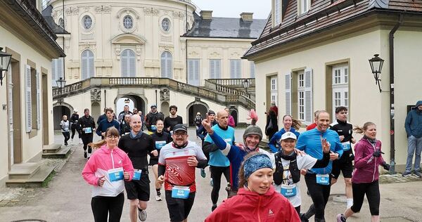 Schloss Solitude bietet eine prächtige Kulisse für den Start.