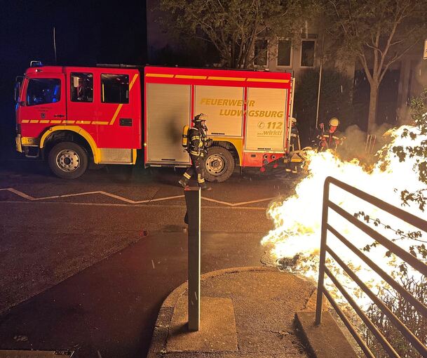 Die Feuerwehr rückte am frühen Sonntagmorgen in die Elmar-Doch-Straße aus.