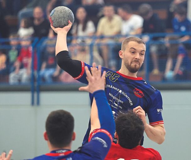 Yannick Ott war mit neun Treffern einer der Matchwinner beim 41:37-Sieg der HSG Leudelsbach.