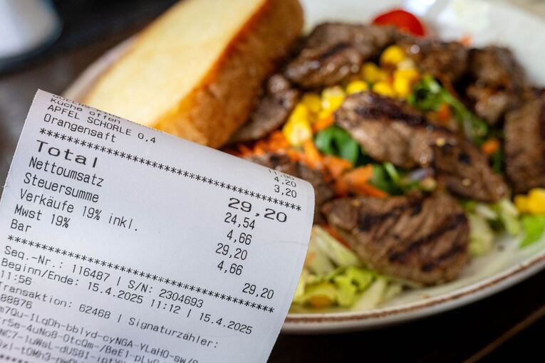 Rechnung Gastronomie