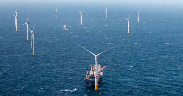 Windpark in der Nordsee