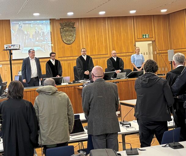 Prozessbeginn gegen die mutmaßlichen Tammer Schützen am Montag in Heilbronn: Verfahren wie dieses halten die Justiz in der Region auf Trab.