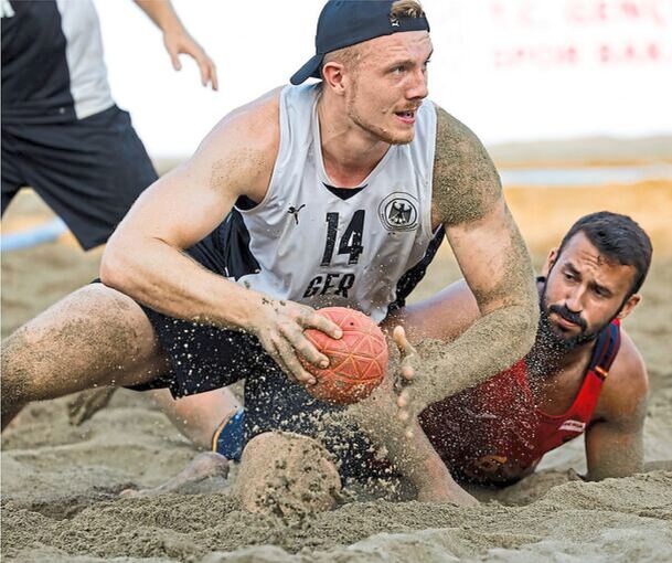 Sonst eher im Sand erfolgreich: SG-Co-Trainer Hendrik Prahst.