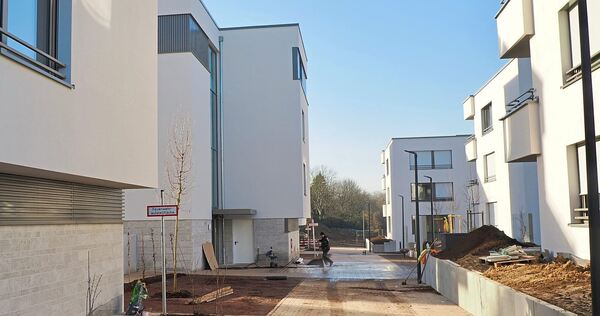 Der erste Bauabschnitt am Gämsenberg ist bereits fertig.
