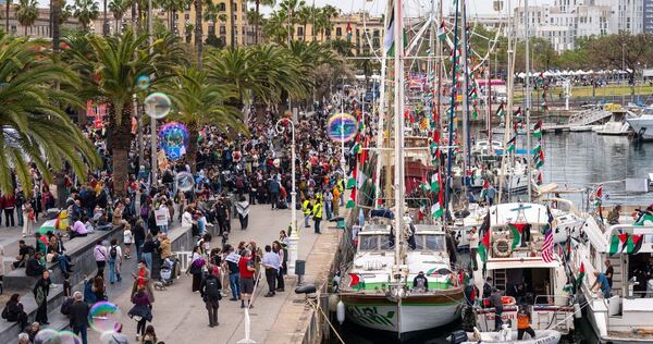 Nahostkonflikt - Gaza-Flotte in Barcelona