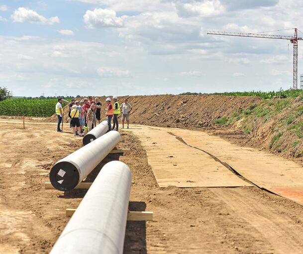 Die Süddeutsche Erdgasleitung zieht sich auch durch den Landkreis Ludwigsburg.