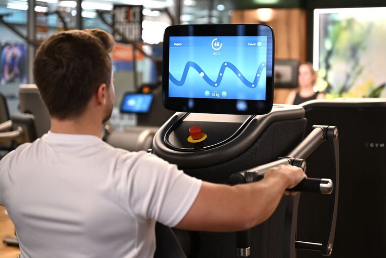 Gamification-Training im Fitnessstudio
