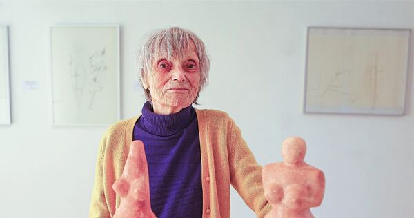 „Lange Zeit war es die Form, jetzt fasziniert mich die Farbe“, sagt Anna Hafner, die in der Galerie 4/1 in Korntal-Münchingen ausstellt.