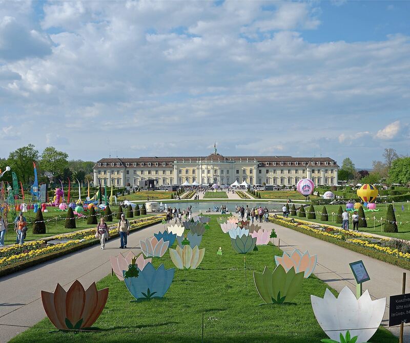 Blick auf das Schloss.