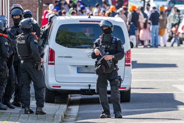 Polizeieinsatz in Moers