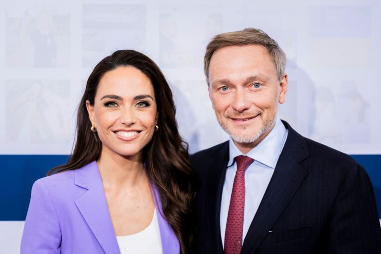Franca Lehfeldt und Christian Lindner
