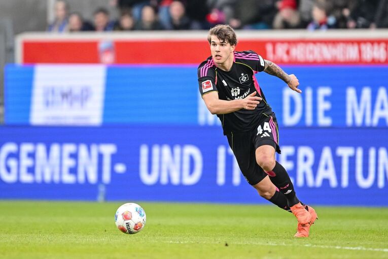 Luka Vuskovic vom Hamburger SV