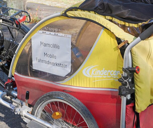 Früher fuhren hier die Kinder mit, jetzt wird das Werkzeug transportiert.