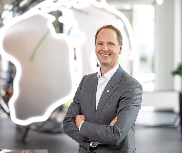 Fordert auch „nationale Reformen, um international wettbewerbsfähig zu bleiben“: Unternehmenschef Matthias Lapp