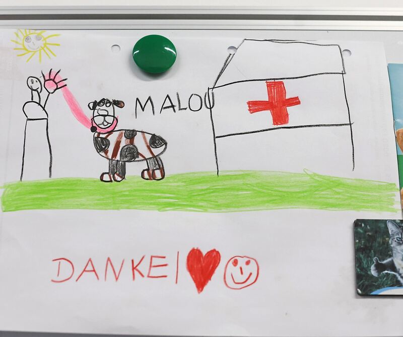 Dank an die Ärzte und Mitarbeiter.