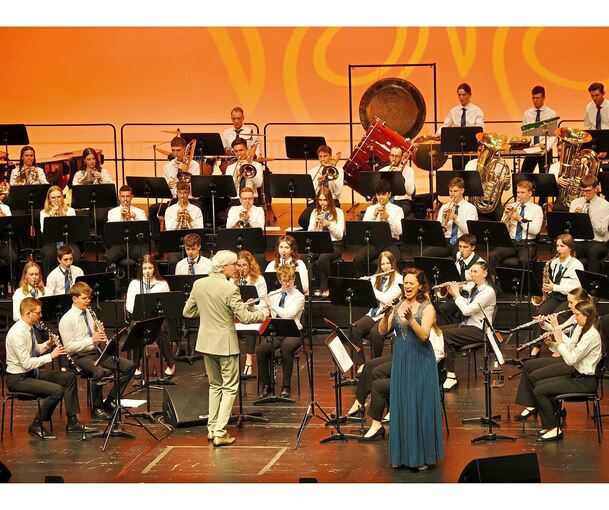 Das Kreisjugendorchester bewies im Forum großes Können gepaart mit reichlich Finesse.