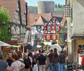 Das milde Wetter lockte viele Besucher in die Innenstadt.