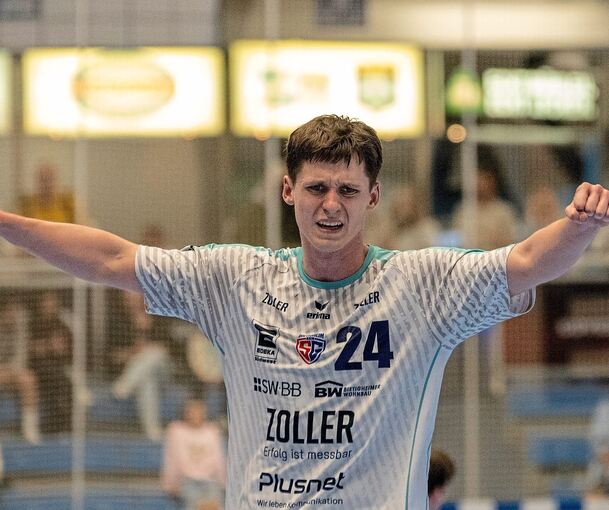 Bietigheims Spieler des Abends: Rückraum-Hüne Maxim Orlov.