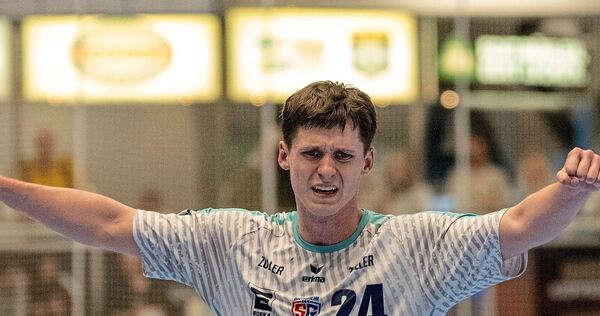 Bietigheims Spieler des Abends: Rückraum-Hüne Maxim Orlov.