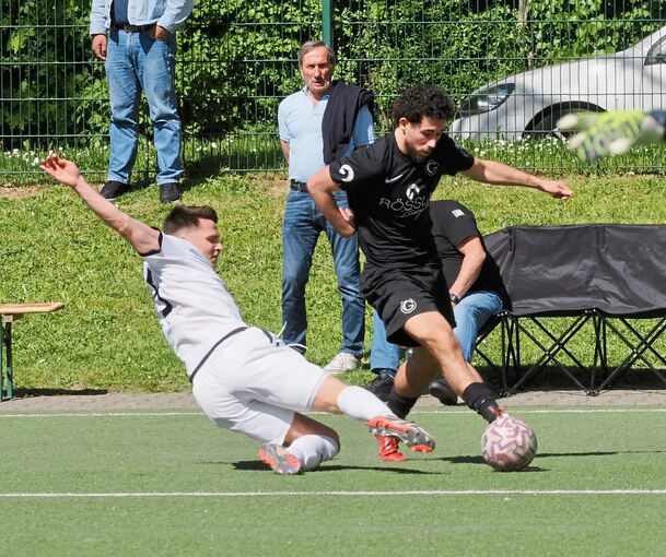 Voller Einsatz bei beiden Teams.