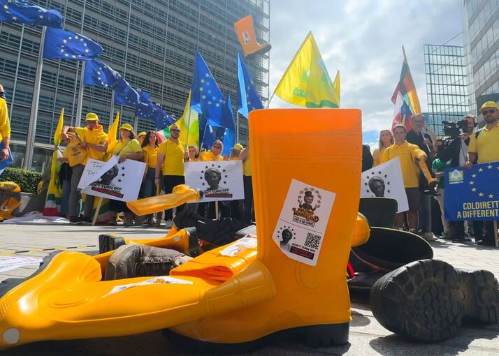 Bauernproteste zum EU-Haushalt