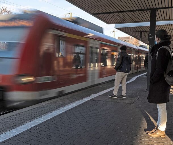 Der Vorfall ereignete sich in der S-Bahn von Ludwigsburg nach Kornwestheim.