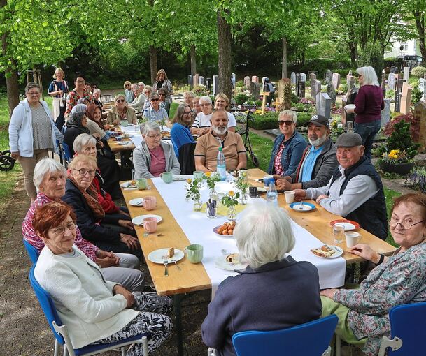 Das erste Friedhofscafé in Kirchheim. 2027 geht es weiter.