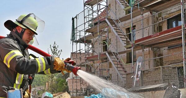 Fire brigade called out again at Gerlingen construction site