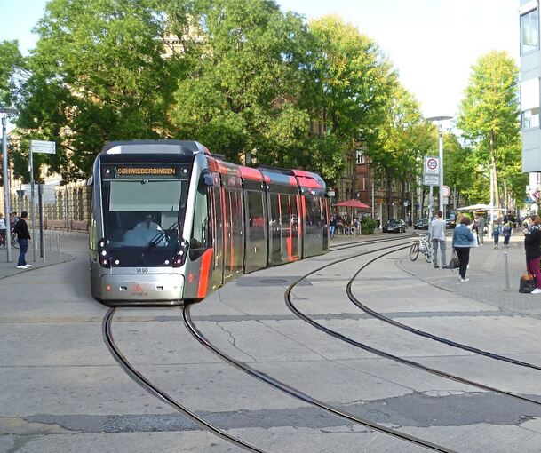 Eine Stadtbahn fährt durch die Ludwigsburger City: Dazu wird es wohl nicht mehr kommen.