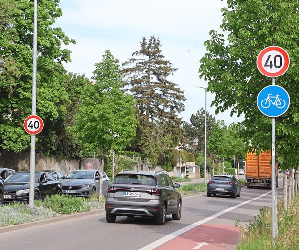 In immer mehr Ludwigsburger Straßen gilt Tempo 40.