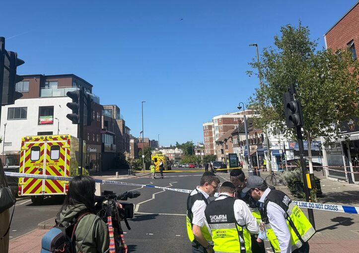 Zwei Verletzte bei Messerangriff in London