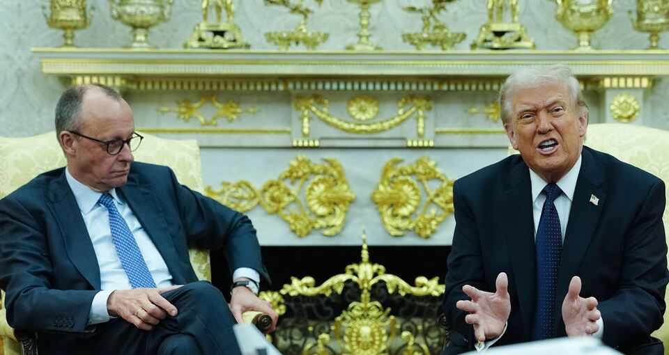 US-Präsident Trump und Bundeskanzler Merz.