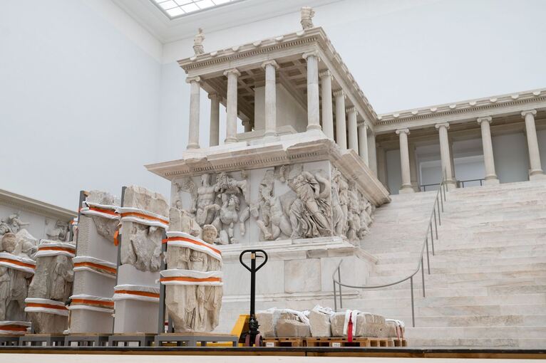 Baustelle im Pergamonmuseum