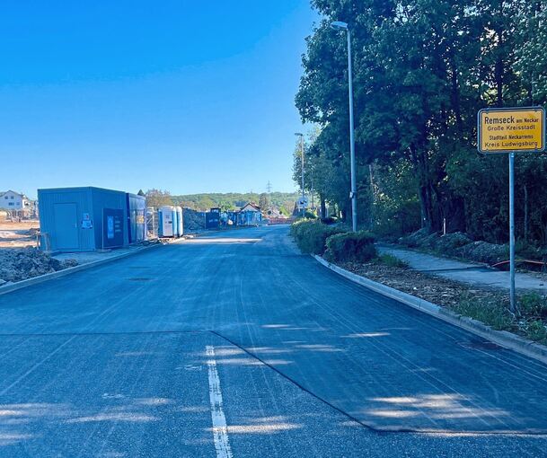 Die Erschließung des ersten Abschnitts im Baugebiet „Östlich Marbacher Straße“ ist abgeschlossen.